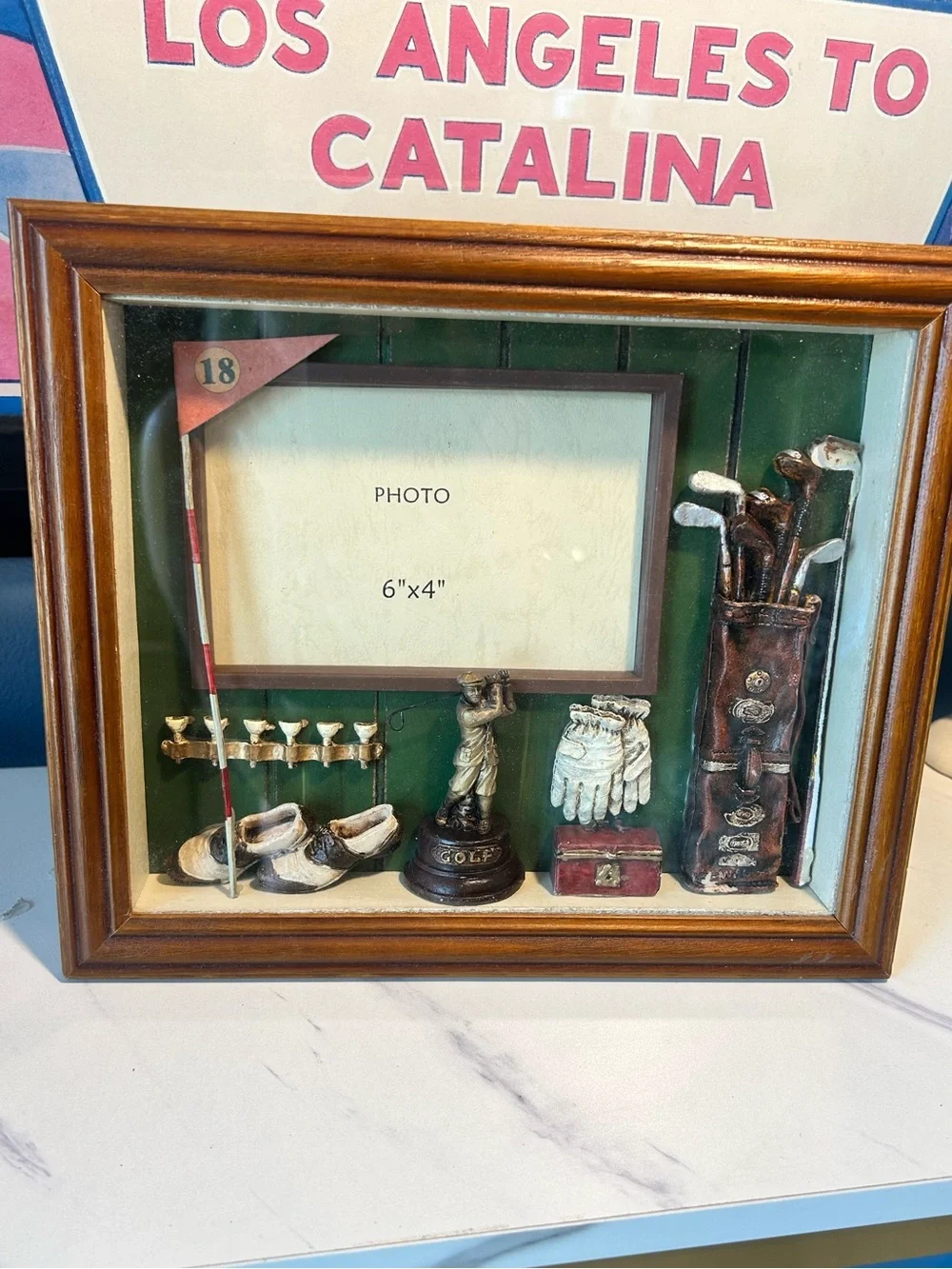 Classic Golf Shadow Box Picture Frame